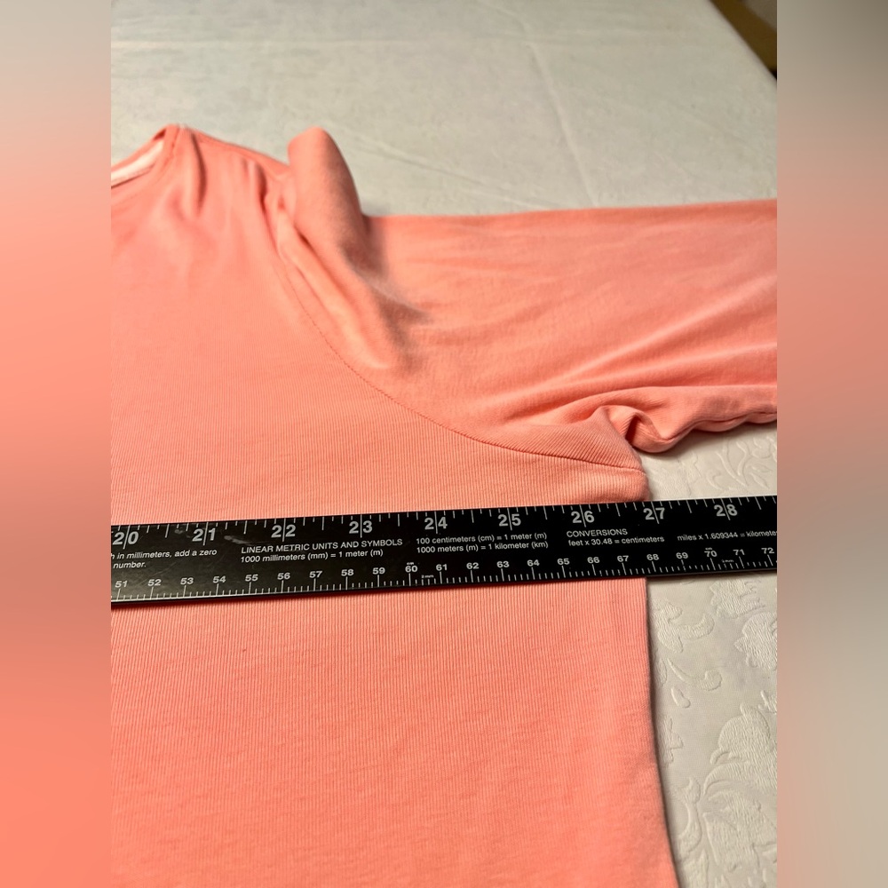 Talbots Coral Long Sleeve Women's Top - Picture 7 of 7